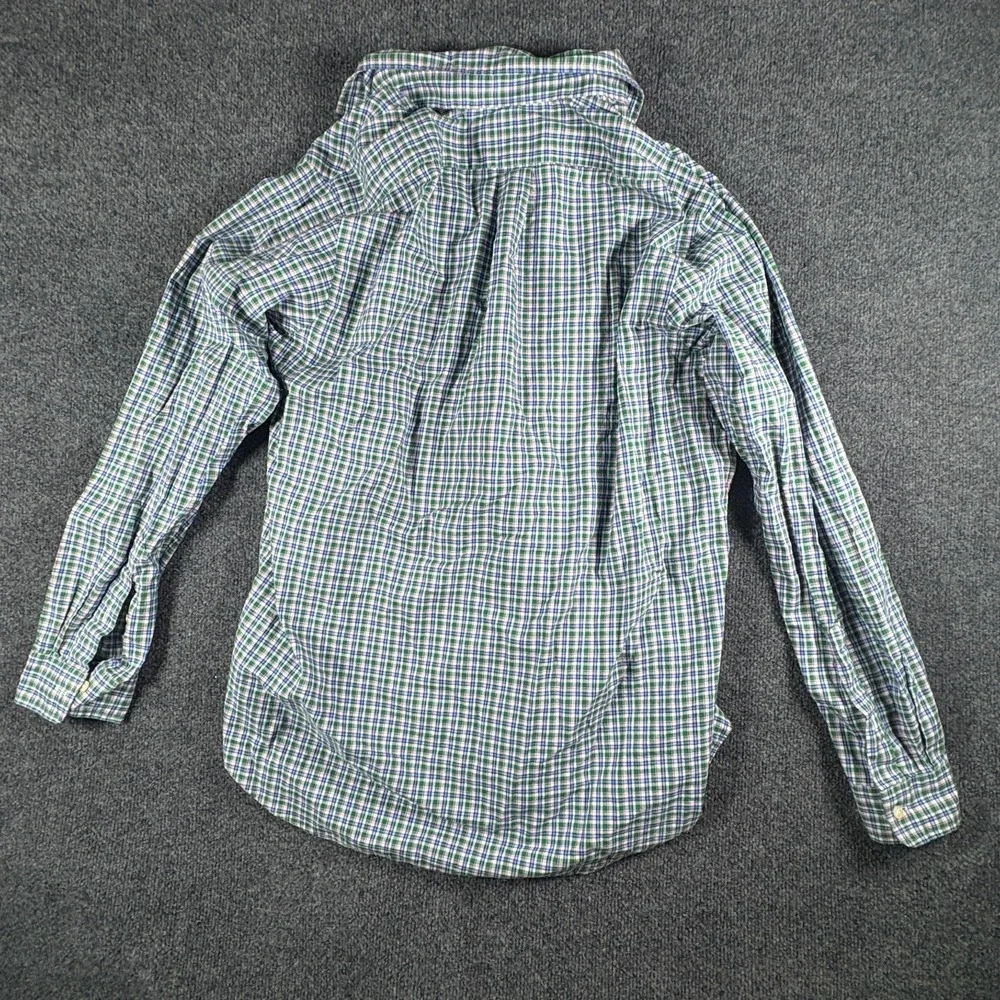 Polo Ralph Lauren Shirt Mens Large Multicolor Plaid Cotton Classic Fit Button Up